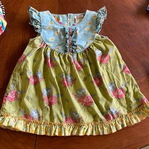 Matilda Jane Flutter Top spring florals EUC size 4